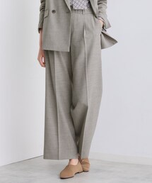 INDIVI（インディヴィ） パンツ 「洗える／セットアップ可能」凹凸