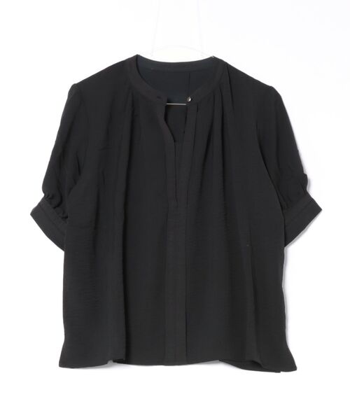 「INCEDE」 半袖ブラウス LL オフホワイト レディース_画像3