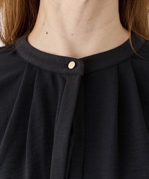 「INCEDE」 半袖ブラウス LL オフホワイト レディース_画像7