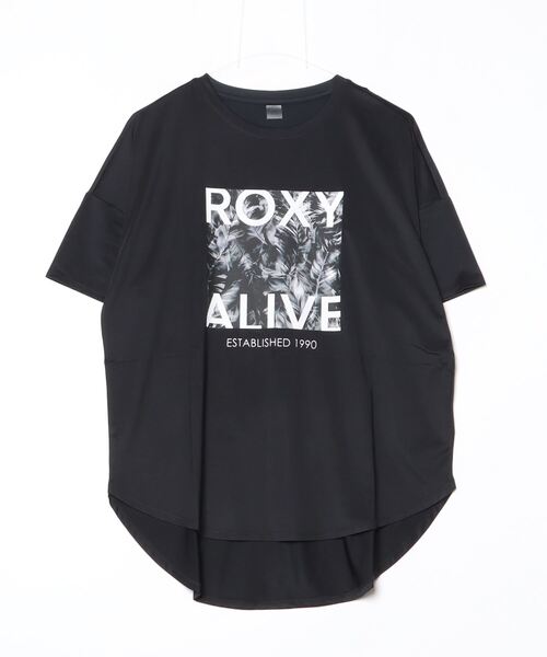 ROXY　ロキシー　シャツ　ブラック&ホワイト ROXY（ロキシー） tシャツ ROXY HAVE A GREAT DAY S/S TEE レディース