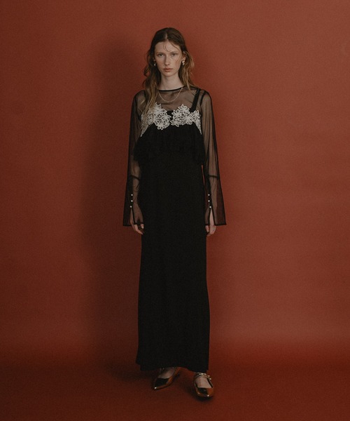 【即日発送】Petal embroidery dress 刺繍ワンピース　結婚式 et.UNiVER ドレス Petal embroidery dress : ZOZOTOWN Yahoo!店 - 通販