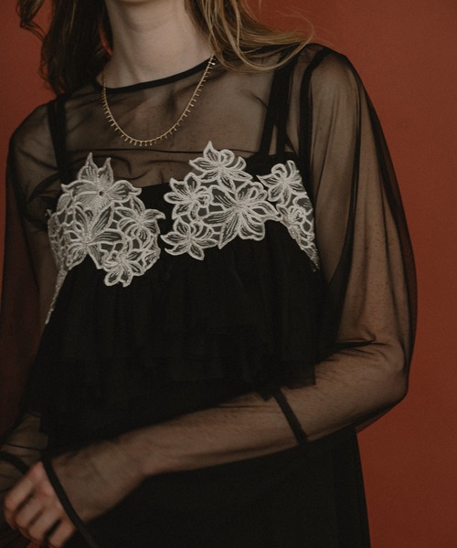 et.UNiVER ドレス Petal embroidery dress : ZOZOTOWN Yahoo!店 - 通販