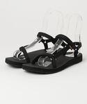 「Teva」 フラットサンダル 23 ブラック...の詳細画像1