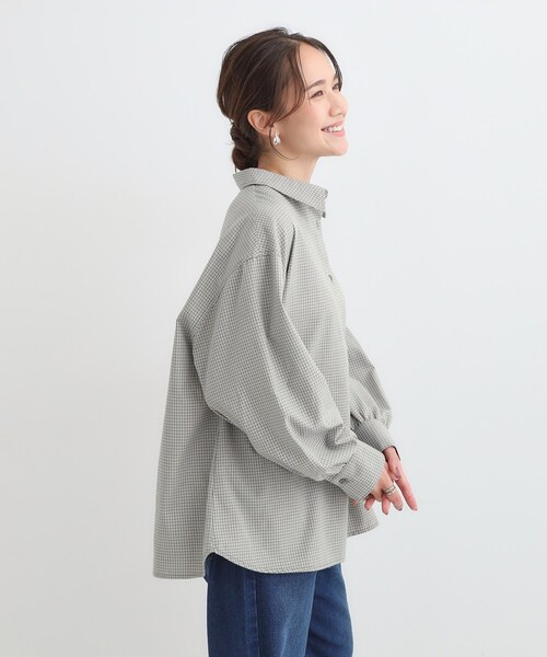 R13 オーバーサイズチェックシャツ XS グレー系 オーバーサイズチェックシャツ – BUNNY APARTMENT