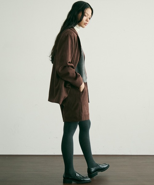 Trish（トリッシュ） ジャケット テーラードジャケット スエードライク