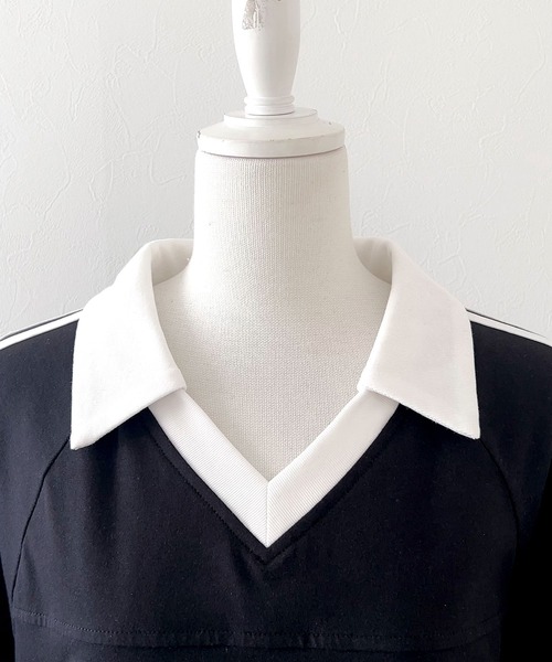 「DearMyLoveRose」 半袖カットソー M-L ブラック レディース_画像4