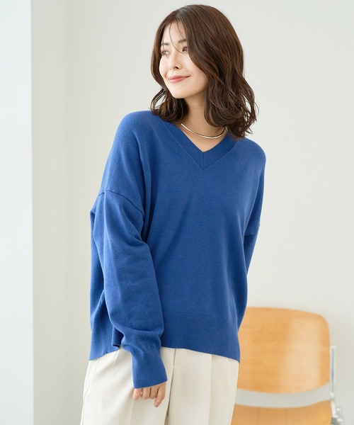 FOUND GOOD（ファウンドグッド） ニット セーター マイラクVネック