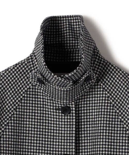 SHIPS（シップス） ステンカラーコート コート 千鳥 / ソリッド ウール