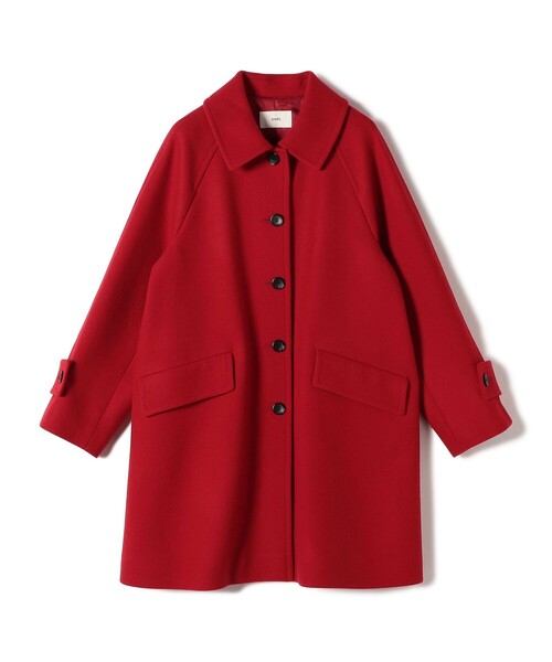 SHIPS（シップス） ステンカラーコート コート 千鳥 / ソリッド ウール