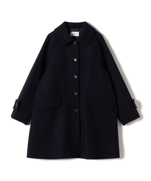 SHIPS（シップス） ステンカラーコート コート 千鳥 / ソリッド ウール