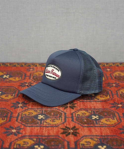 帽子 PRADAMAN ブラック Re-nylon ギャバジンXウール キャップ | PRADA