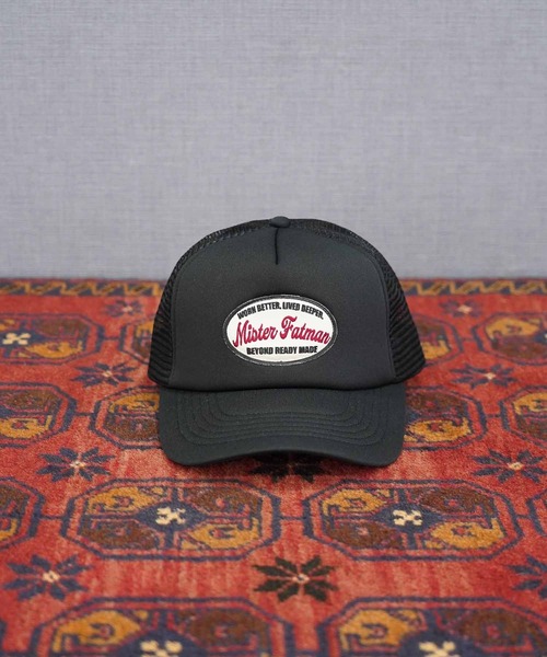 Mr.FATMAN キャップ 帽子 WAPPEN MESH CAP-newhattan メンズ