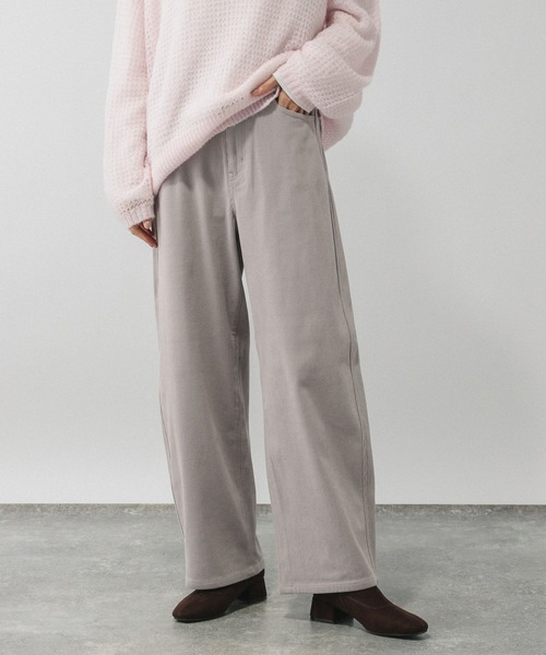 stuka パッチワークコーデュロイワイドパンツ size 38 GLOBAL WORK（グローバルワーク） ワイドパンツ パンツ コーデュロイ