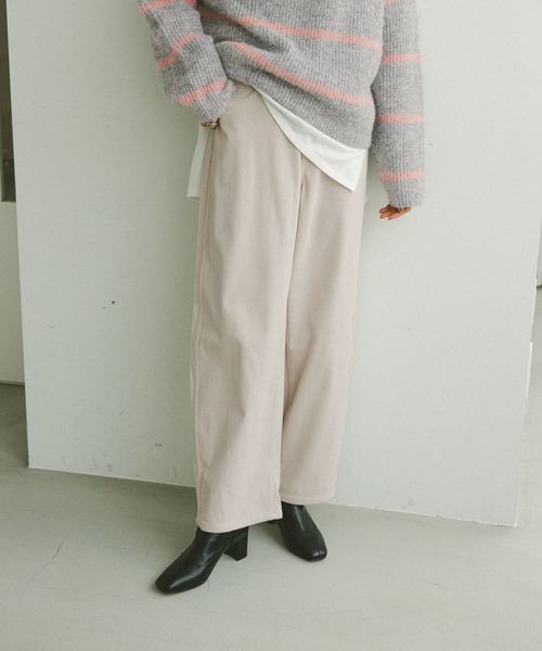 GLOBAL WORK（グローバルワーク） ワイドパンツ パンツ イージーケア