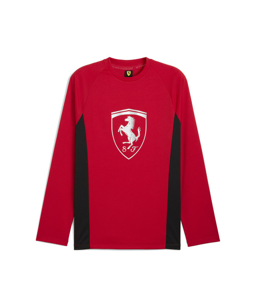 F1支給品　PUMA Ferrari フェラーリ　エンジニアシャツ　長袖　海外M PUMA（プーマ） tシャツ メンズ フェラーリ ライフスタイル ジャージー