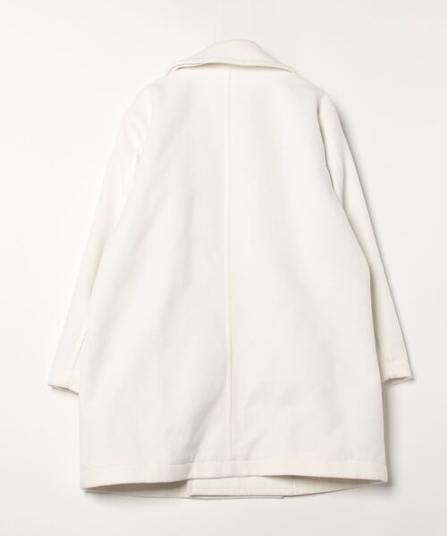 「ADRER」 ピーコート MEDIUM ホワイト メンズ_画像2