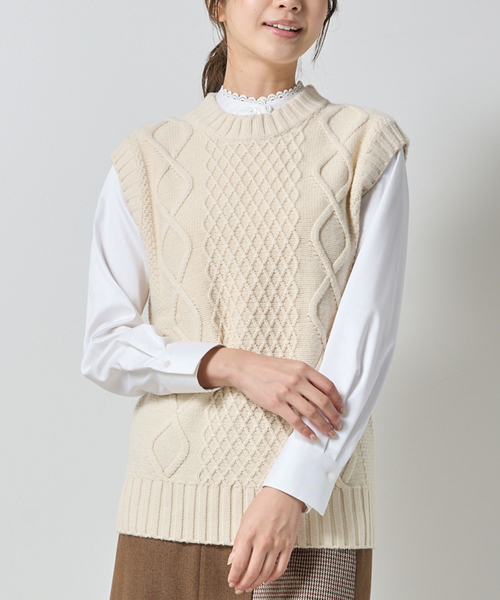 ✨️未使用級✨️ DIOR カシミア ケーブルニット ベスト トップス 春物 2025年最新】dior ニットベストの人気アイテム - メルカリ