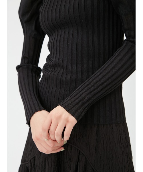 FRAY I.D（フレイ・アイディー） 長袖ニット ONE SIZE シルバー