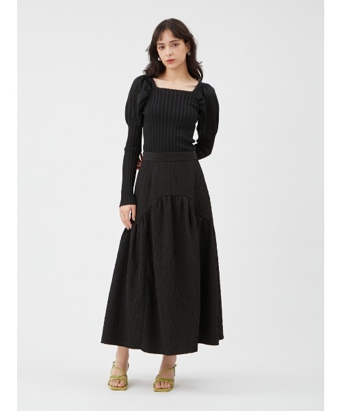 FRAY I.D（フレイ・アイディー） 長袖ニット ONE SIZE シルバー