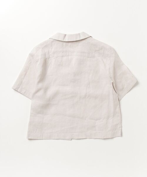 「fog linen work」 半袖シャツ ONE SIZE パープル系その他4 レディース_画像2