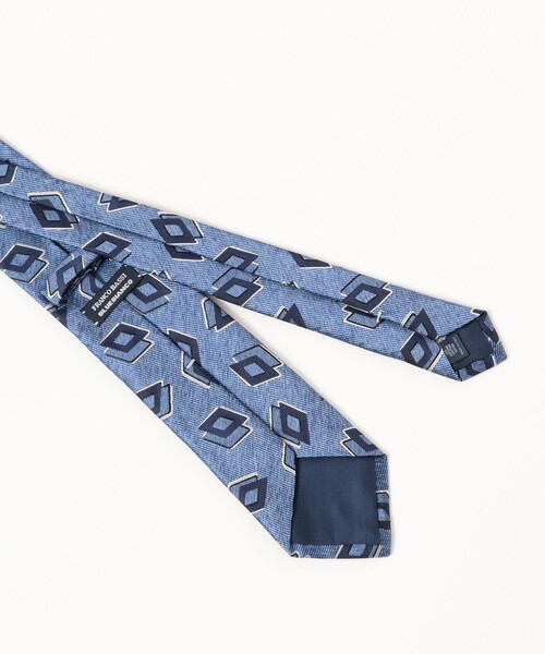 【新品】FRANCO BASSI／ダイヤジャイアントモチーフ／ネイビー／オレンジ 新品】FRANCO BASSI／ダイヤジャイアントモチーフ／ネイビー／オレンジ