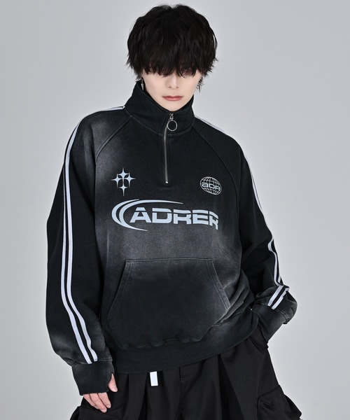 ADRER（アドラー） トレーナー スウェット Vintage make half zip game