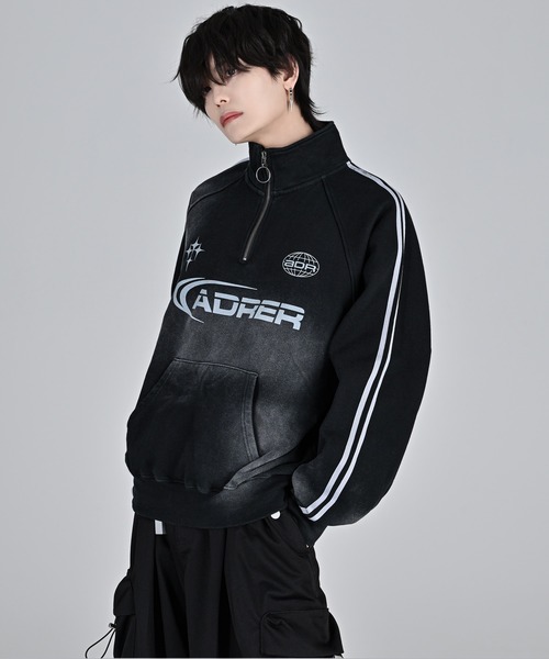 ADRER（アドラー） トレーナー スウェット Vintage make half zip game