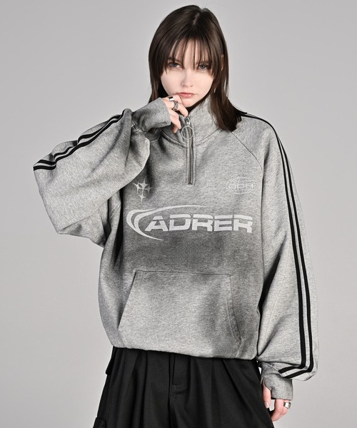 ADRER（アドラー） トレーナー スウェット Vintage make half zip game