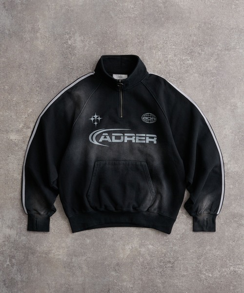 ADRER（アドラー） トレーナー スウェット Vintage make half zip game