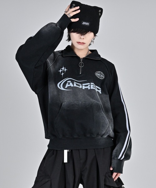 ADRER（アドラー） トレーナー スウェット Vintage make half zip game