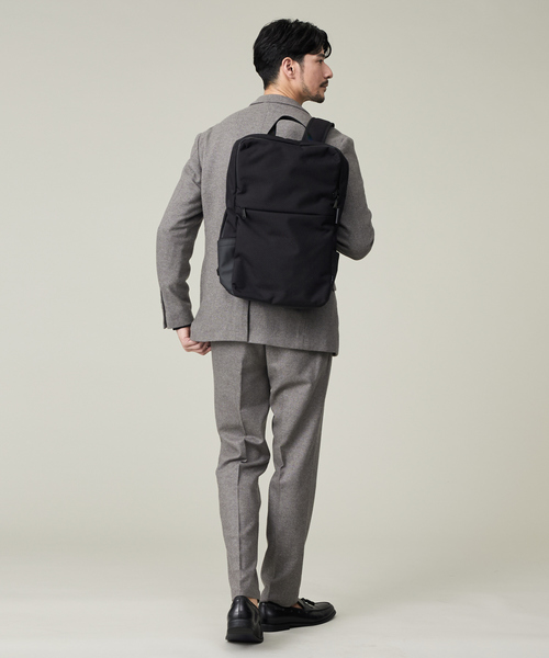 ABAHOUSE GRAY スラックス 「カシミヤブレンド」ウール ツイル