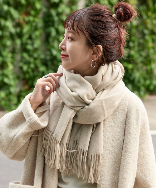 B.C STOCK（ベーセーストック） マフラー ストール 手洗い可