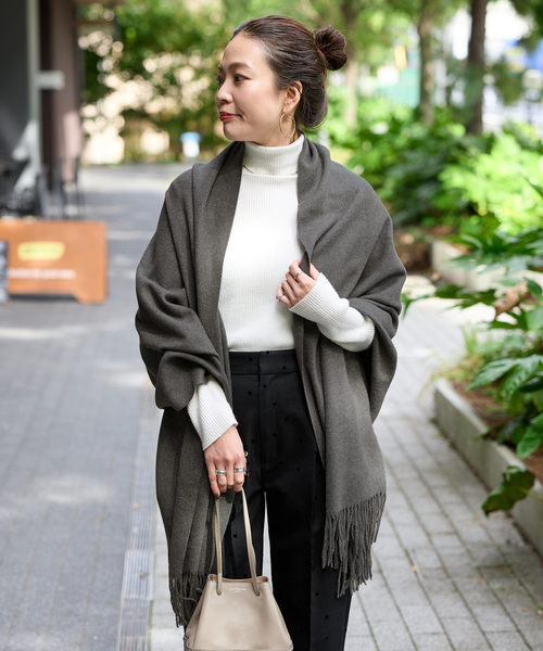 B.C STOCK（ベーセーストック） マフラー ストール 手洗い可