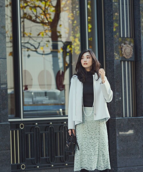 「組曲」 スカート S1 グリーン レディース_画像2