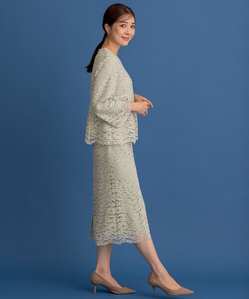 「組曲」 スカート S1 グリーン レディース_画像4