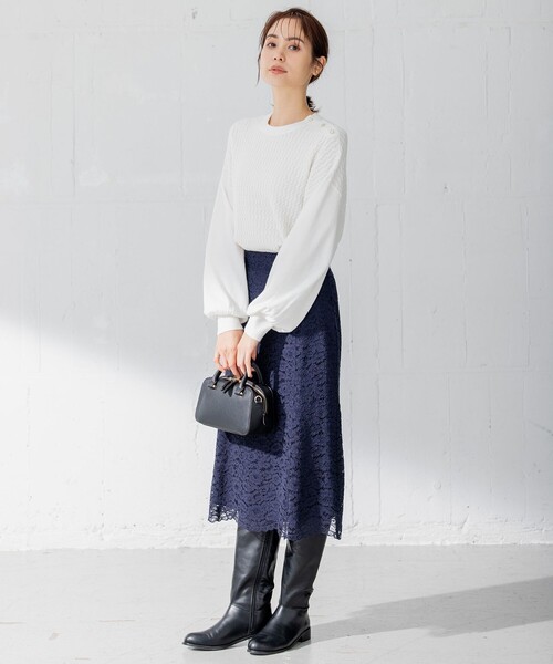 「組曲」 スカート S1 グリーン レディース_画像8