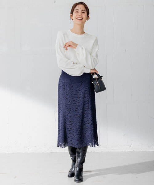 「組曲」 スカート S1 グリーン レディース_画像9