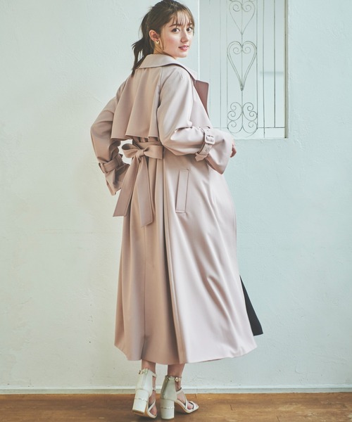 Noela トレンチコート新品タグ付き S NOELA（ノエラ） トレンチコート S ベージュ レディース : ZOZOTOWN