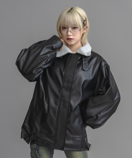 【INVERTERE】ショート無双ブルゾン INVERTERE】ショート無双ブルゾン