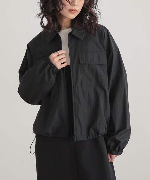 「for/c」 ナイロンブルゾン M ベージュ レディース_画像9