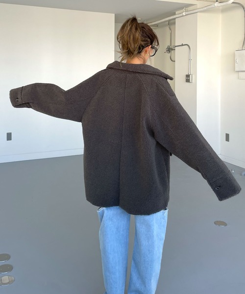 CHERI since1985 ムートンコート ボアコート ステンカラーエコ