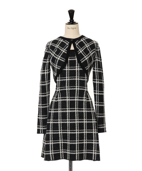 Her lip to ニットワンピース S ブラック レディース : ZOZOTOWN Yahoo