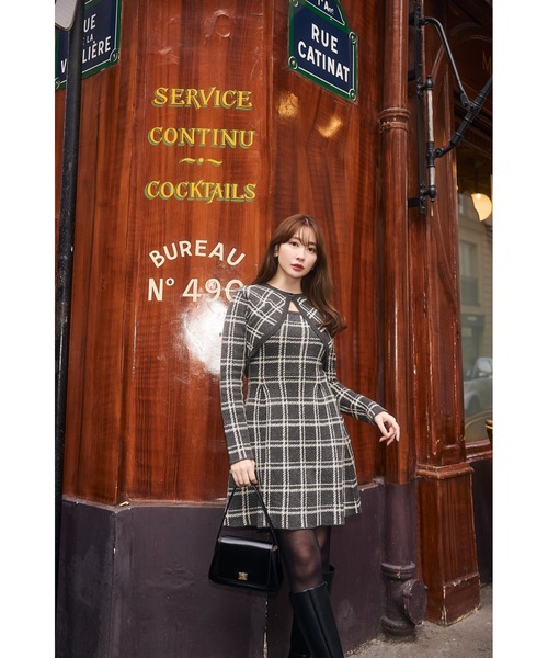 Her lip to ニットワンピース S ブラック レディース : ZOZOTOWN Yahoo