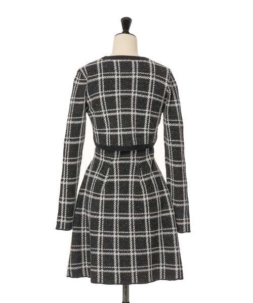 専用ページ Her lip to チェック ニットワンピース Her lip to ニットワンピース S ブラック レディース : ZOZOTOWN Yahoo