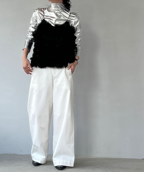 「chuclla」 長袖カットソー FREE シルバー レディース_画像2