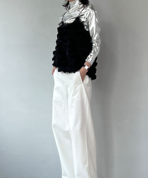 「chuclla」 長袖カットソー FREE シルバー レディース_画像5