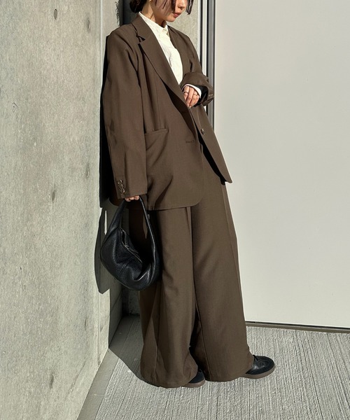 select MOCA by son」 テーラードジャケット SMALL ブラウン