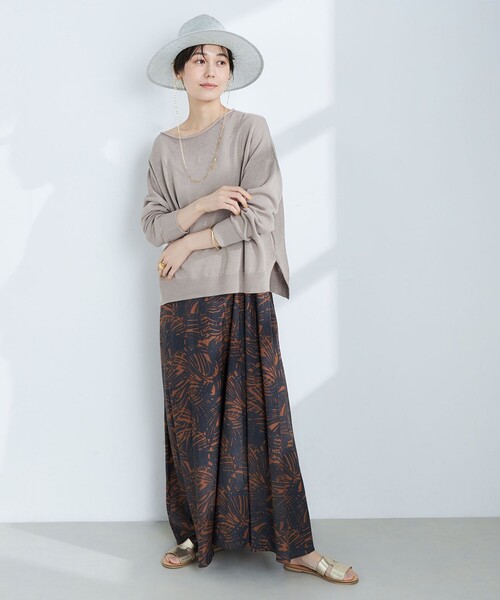 「NOLLEY'S」 長袖ニット FREE オレンジ レディース_画像3