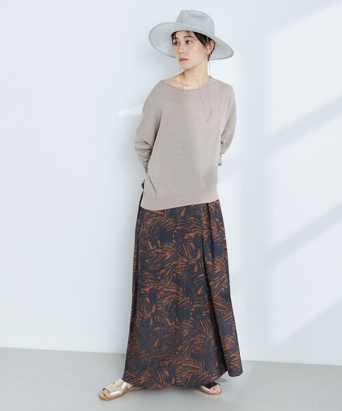 「NOLLEY'S」 長袖ニット FREE オレンジ レディース_画像7