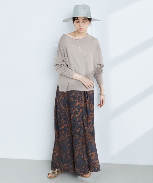 「NOLLEY'S」 長袖ニット FREE オレンジ レディース_画像9